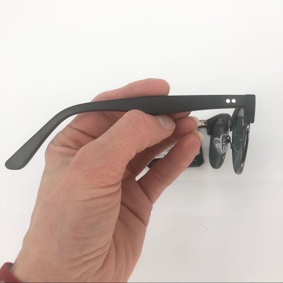 Foster Grant Black Clubmaster Scratch & Impact Resistant Lens Sunglasses - Picture 4 of 4